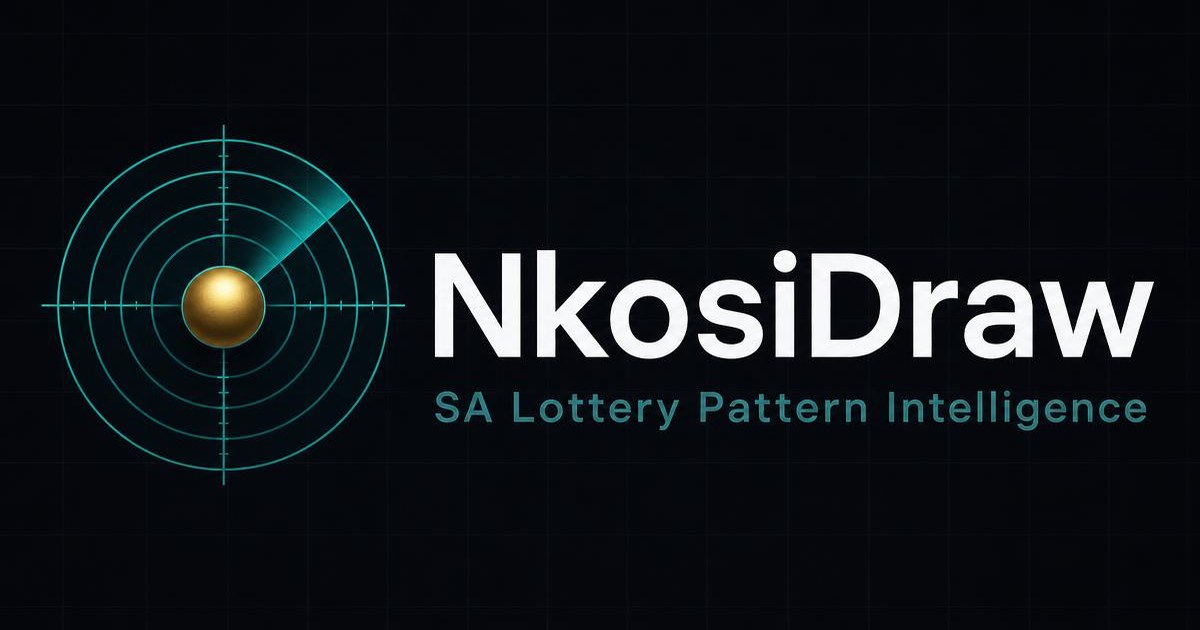 NkosiDraw wordmark lockup on a dark background